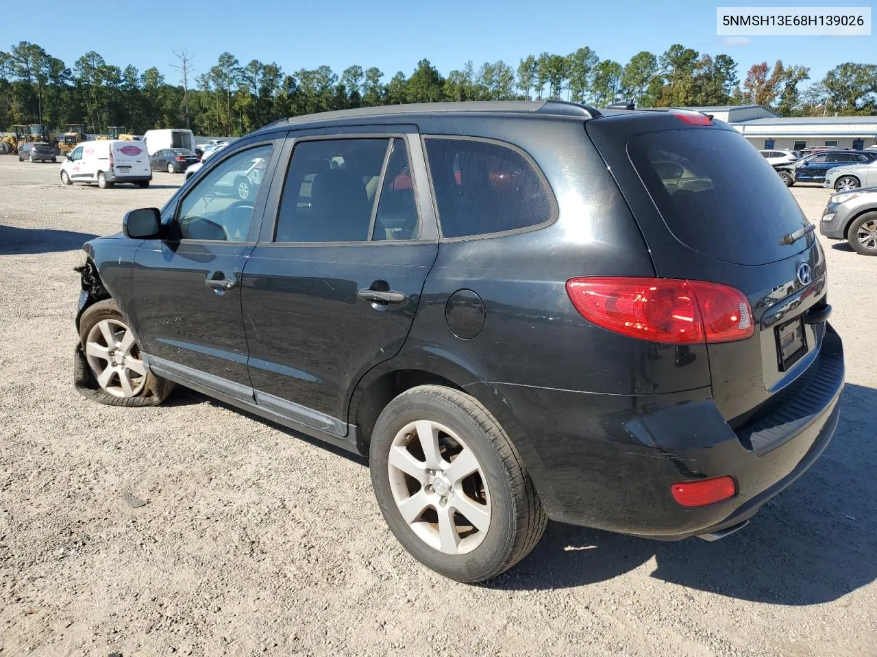 2008 Hyundai Santa Fe Se VIN: 5NMSH13E68H139026 Lot: 75905084