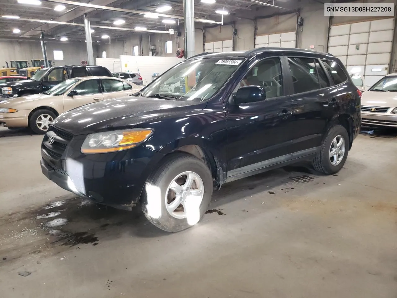 2008 Hyundai Santa Fe Gls VIN: 5NMSG13D08H227208 Lot: 75965504