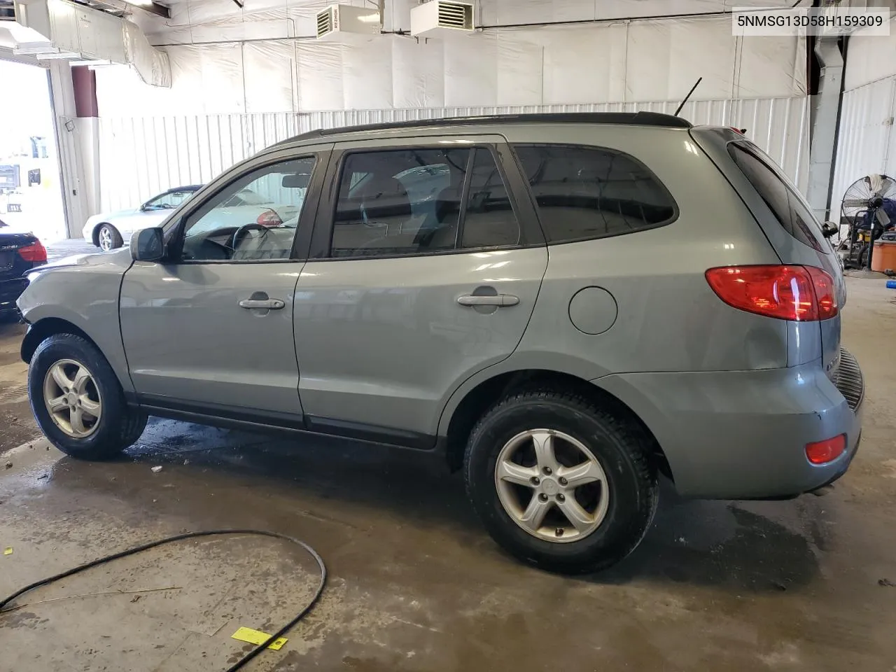 2008 Hyundai Santa Fe Gls VIN: 5NMSG13D58H159309 Lot: 76707614