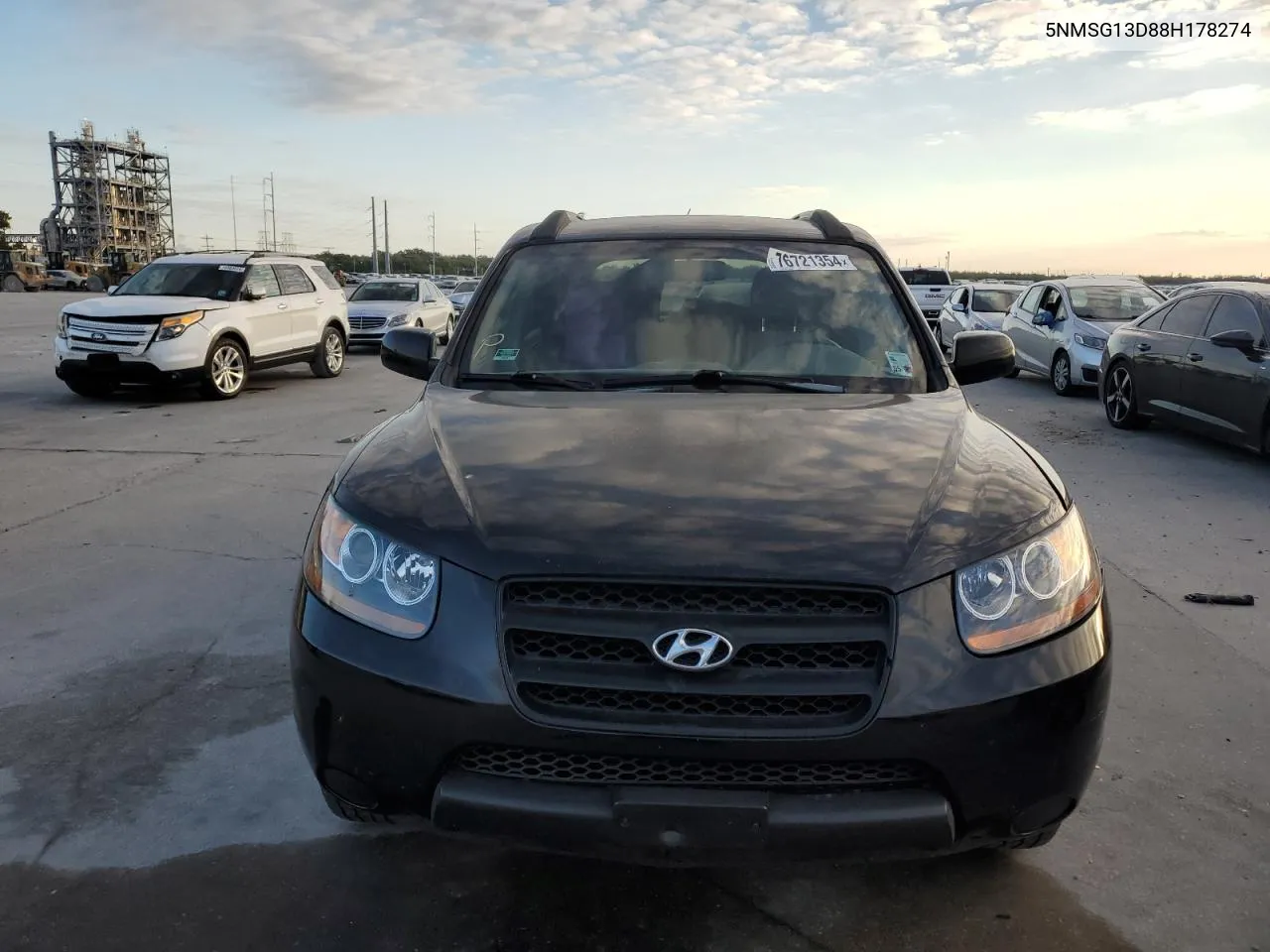 5NMSG13D88H178274 2008 Hyundai Santa Fe Gls