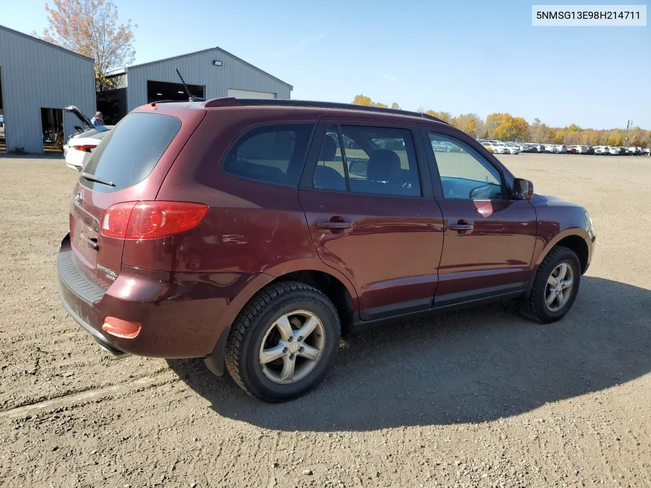 2008 Hyundai Santa Fe Gl VIN: 5NMSG13E98H214711 Lot: 76763744