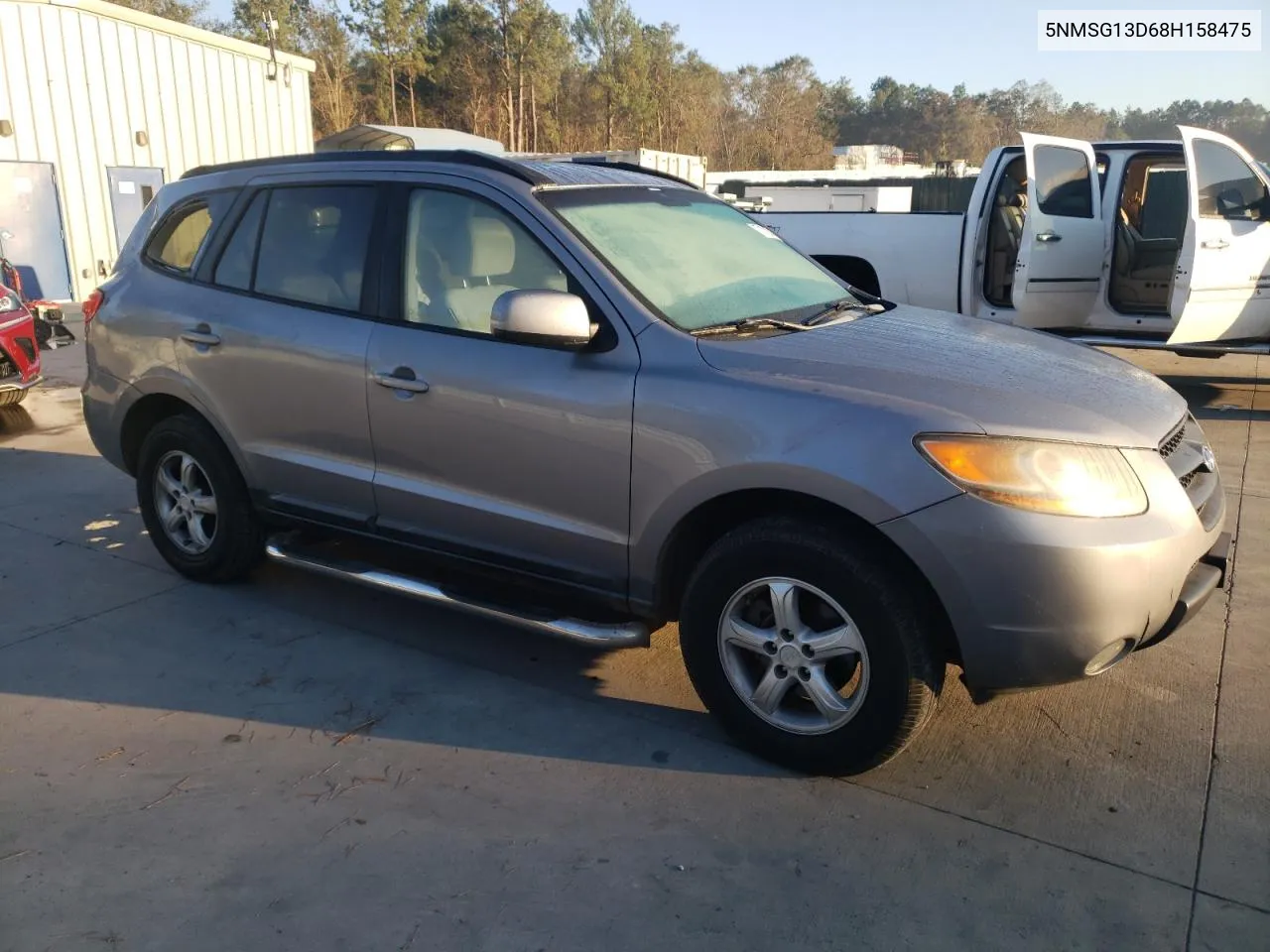 2008 Hyundai Santa Fe Gls VIN: 5NMSG13D68H158475 Lot: 77187834