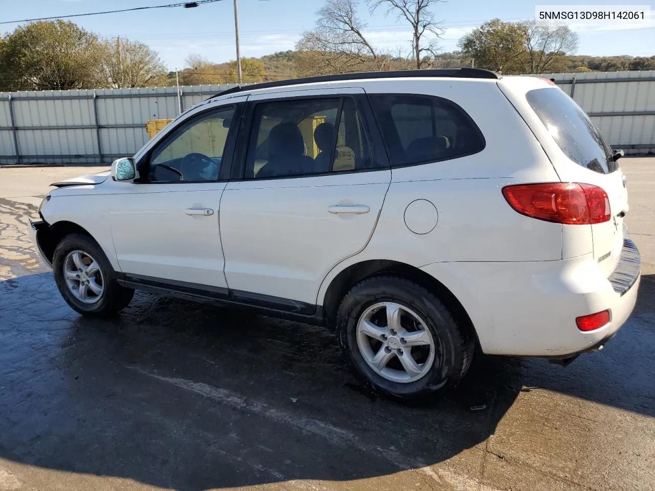 2008 Hyundai Santa Fe Gls VIN: 5NMSG13D98H142061 Lot: 77187844