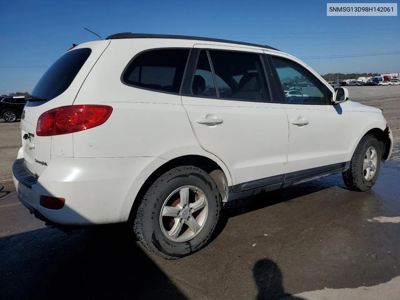 2008 Hyundai Santa Fe Gls VIN: 5NMSG13D98H142061 Lot: 77187844