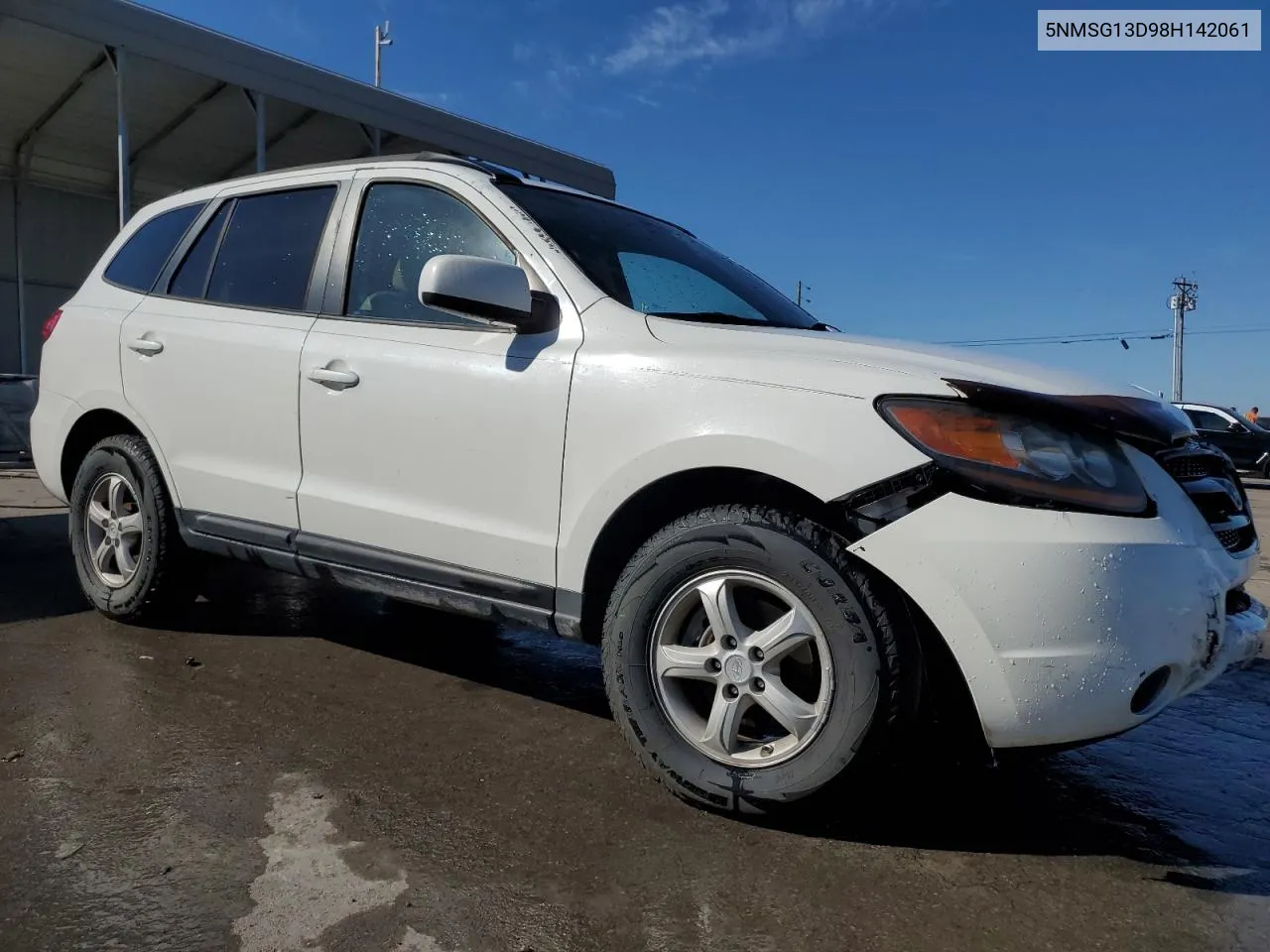 2008 Hyundai Santa Fe Gls VIN: 5NMSG13D98H142061 Lot: 77187844