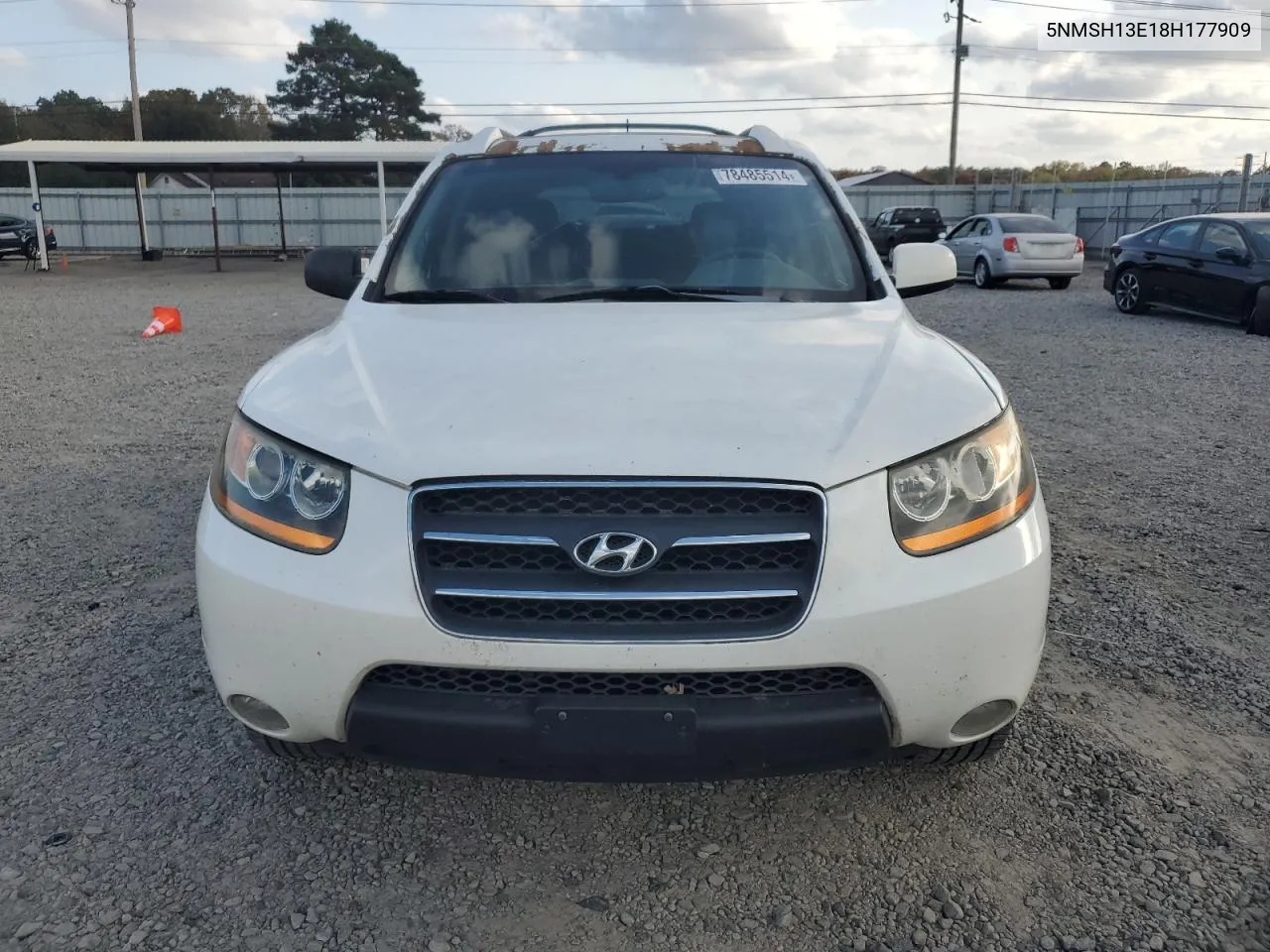 2008 Hyundai Santa Fe Se VIN: 5NMSH13E18H177909 Lot: 78485514