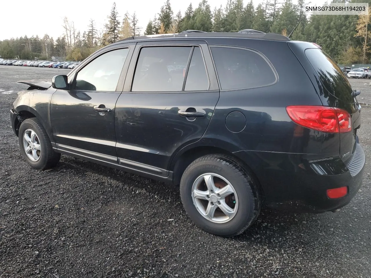 2008 Hyundai Santa Fe Gls VIN: 5NMSG73D68H194203 Lot: 79251264