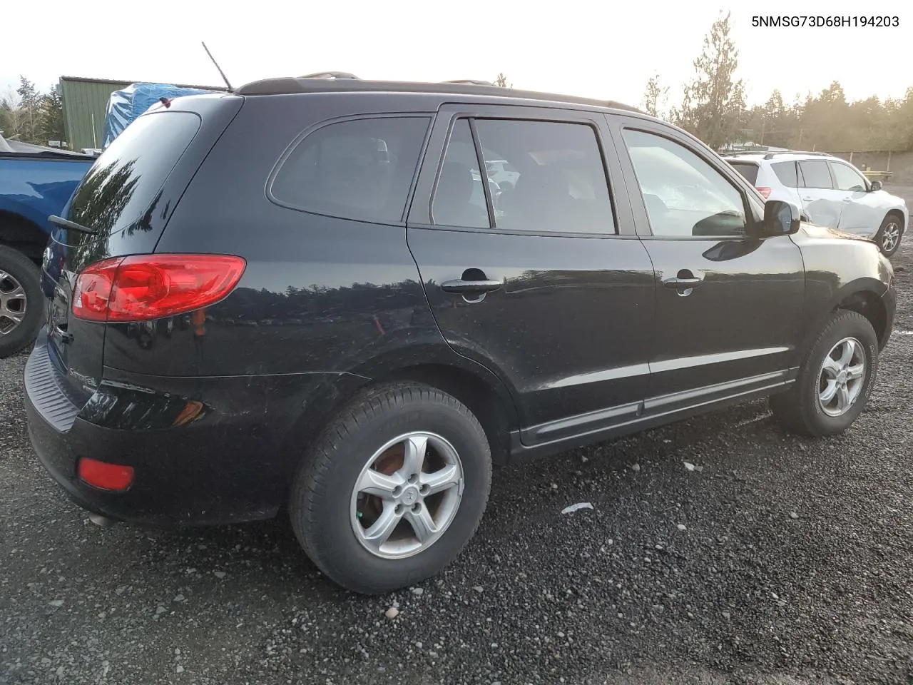 2008 Hyundai Santa Fe Gls VIN: 5NMSG73D68H194203 Lot: 79251264