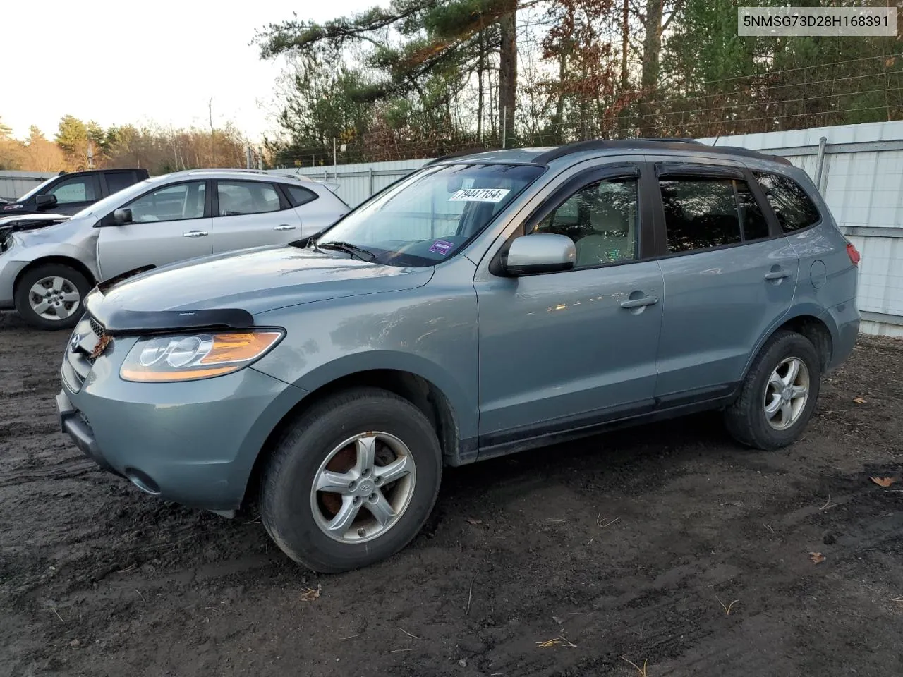 2008 Hyundai Santa Fe Gls VIN: 5NMSG73D28H168391 Lot: 79447154