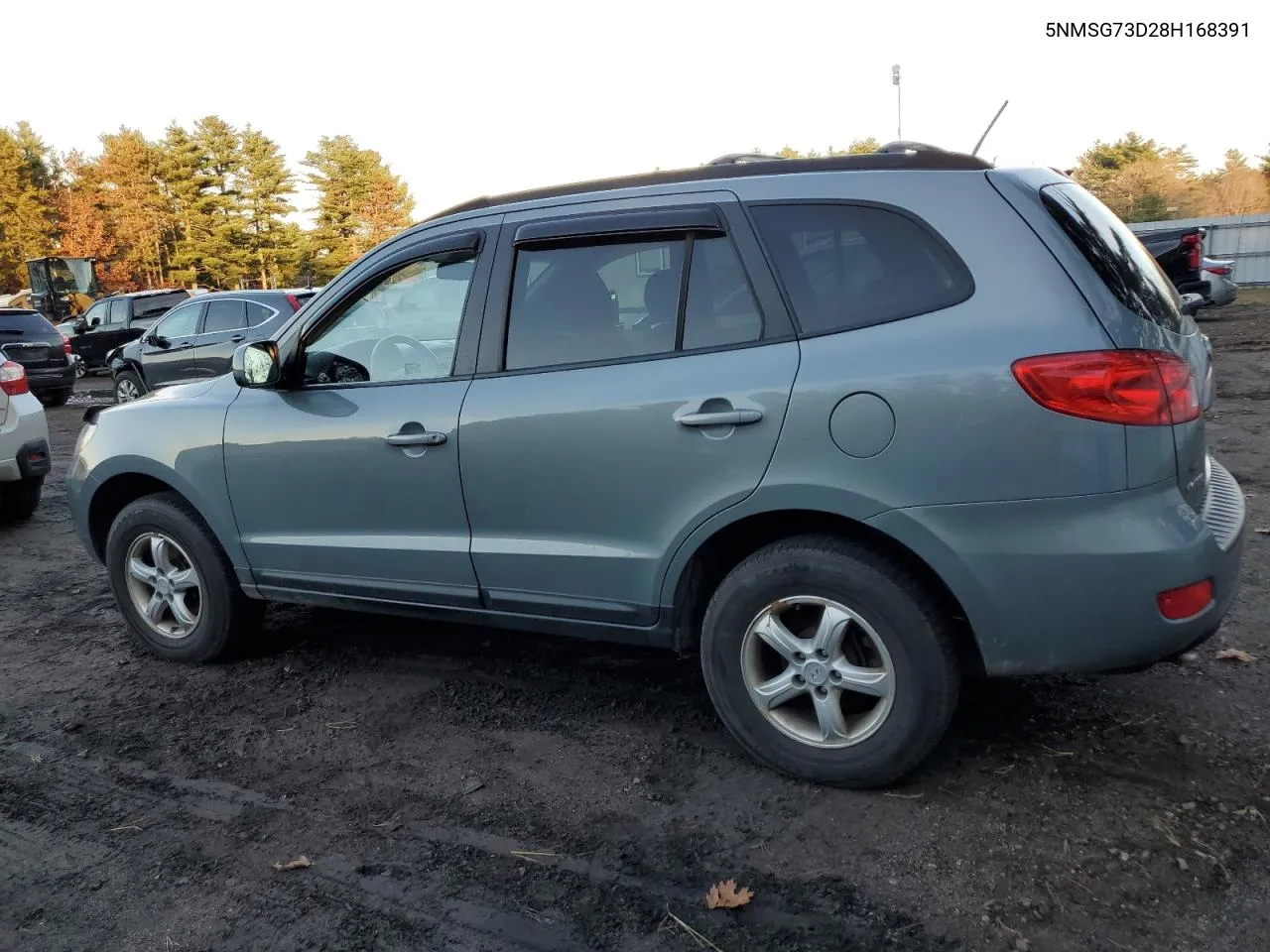 2008 Hyundai Santa Fe Gls VIN: 5NMSG73D28H168391 Lot: 79447154