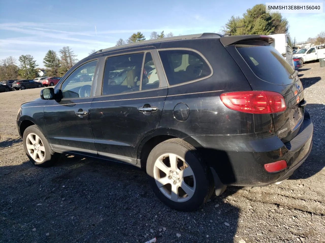 2008 Hyundai Santa Fe Se VIN: 5NMSH13E88H156040 Lot: 80249764