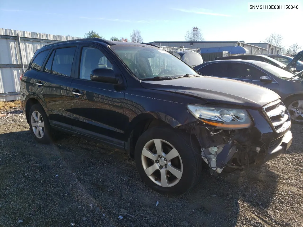 2008 Hyundai Santa Fe Se VIN: 5NMSH13E88H156040 Lot: 80249764