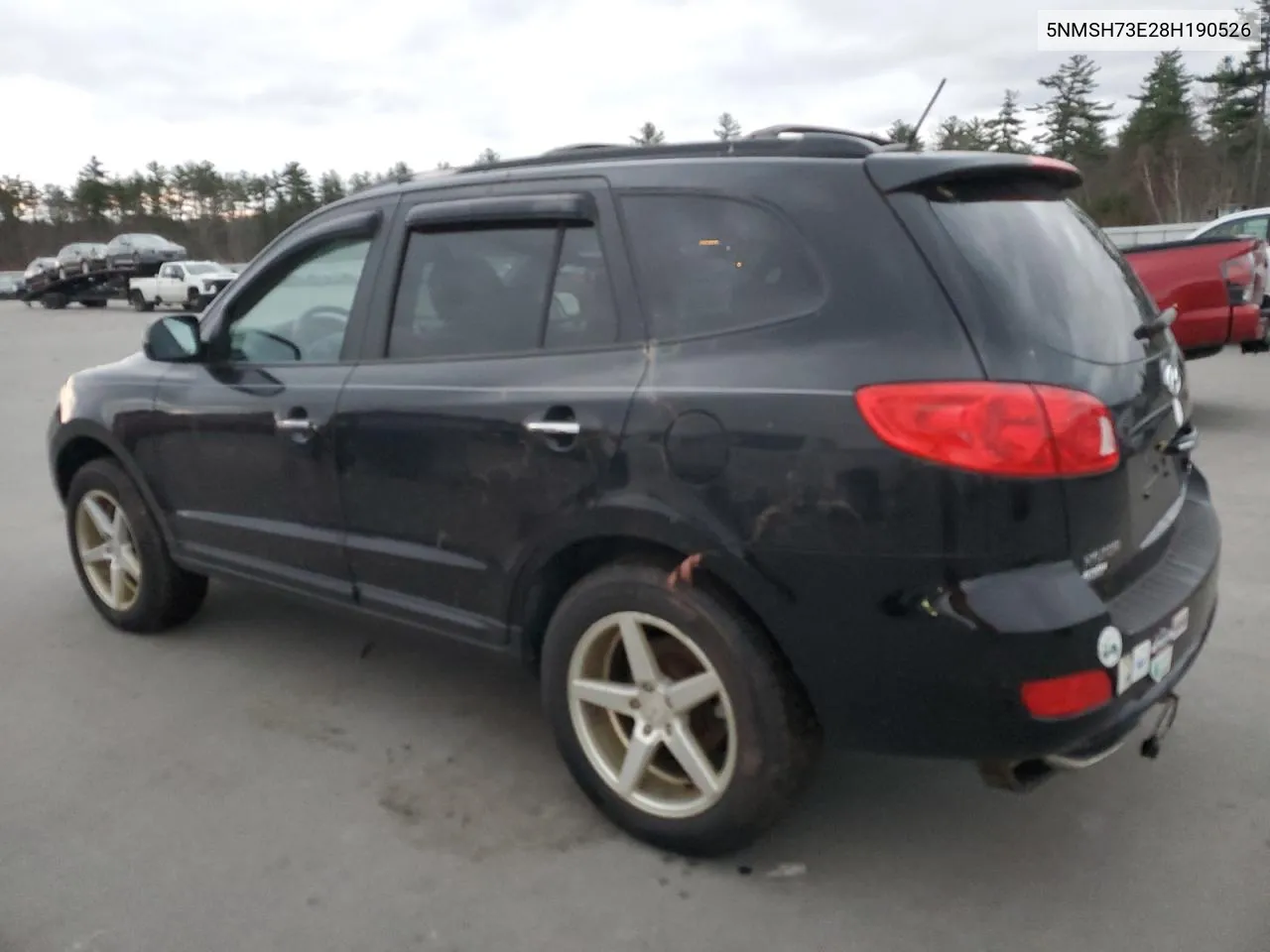 2008 Hyundai Santa Fe Se VIN: 5NMSH73E28H190526 Lot: 80631644