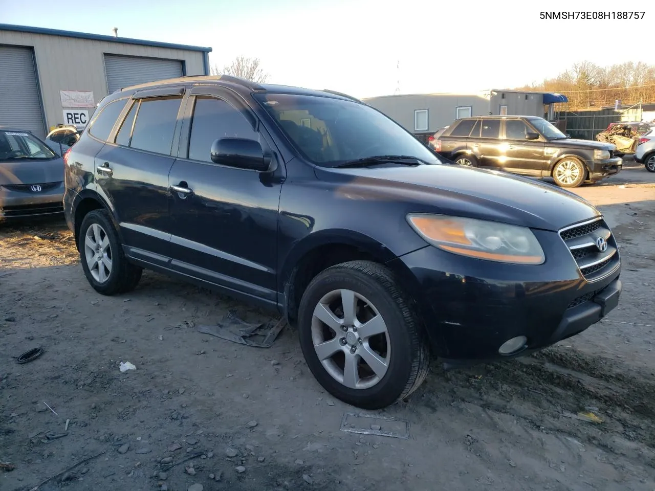 2008 Hyundai Santa Fe Se VIN: 5NMSH73E08H188757 Lot: 80657834