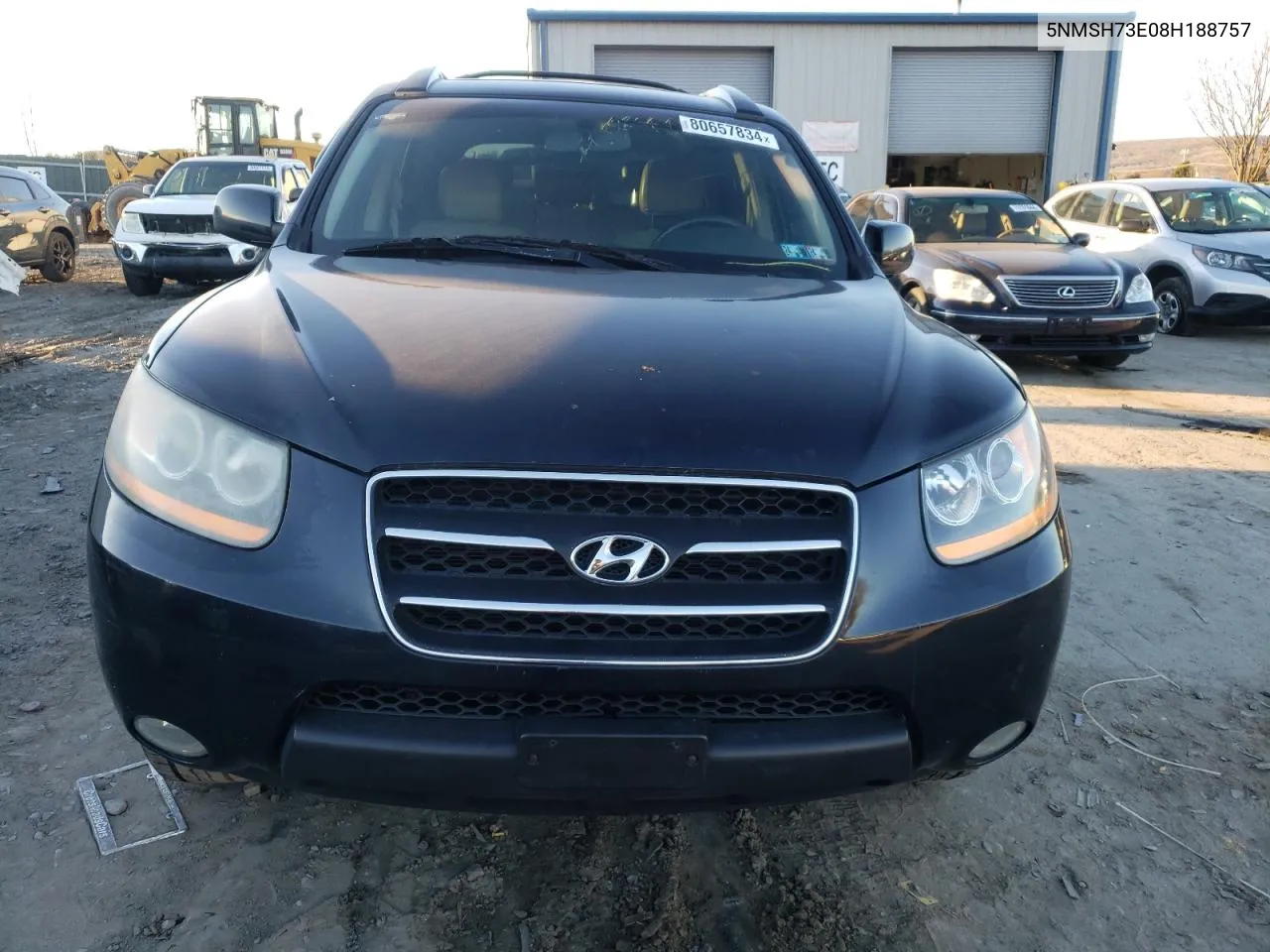 2008 Hyundai Santa Fe Se VIN: 5NMSH73E08H188757 Lot: 80657834