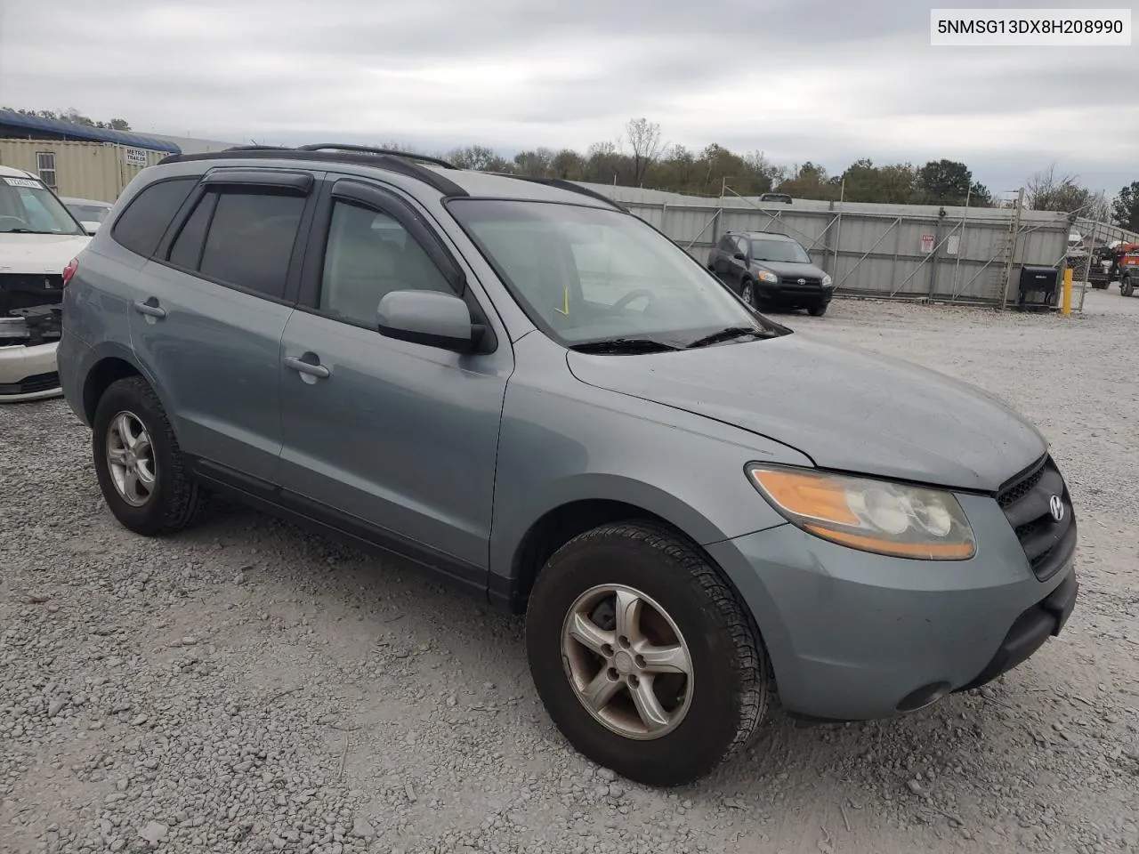 2008 Hyundai Santa Fe Gls VIN: 5NMSG13DX8H208990 Lot: 80879294