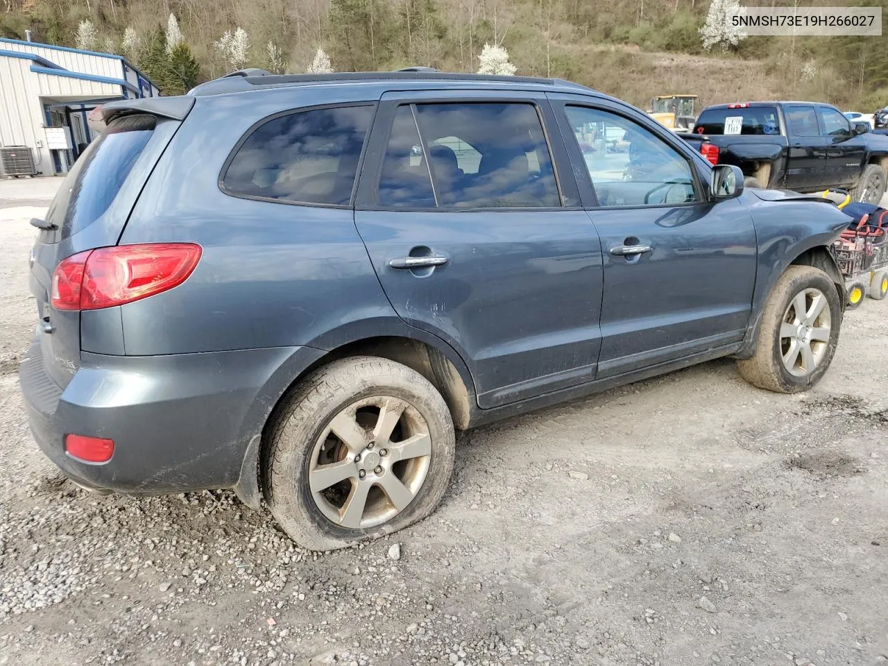 5NMSH73E19H266027 2009 Hyundai Santa Fe Se