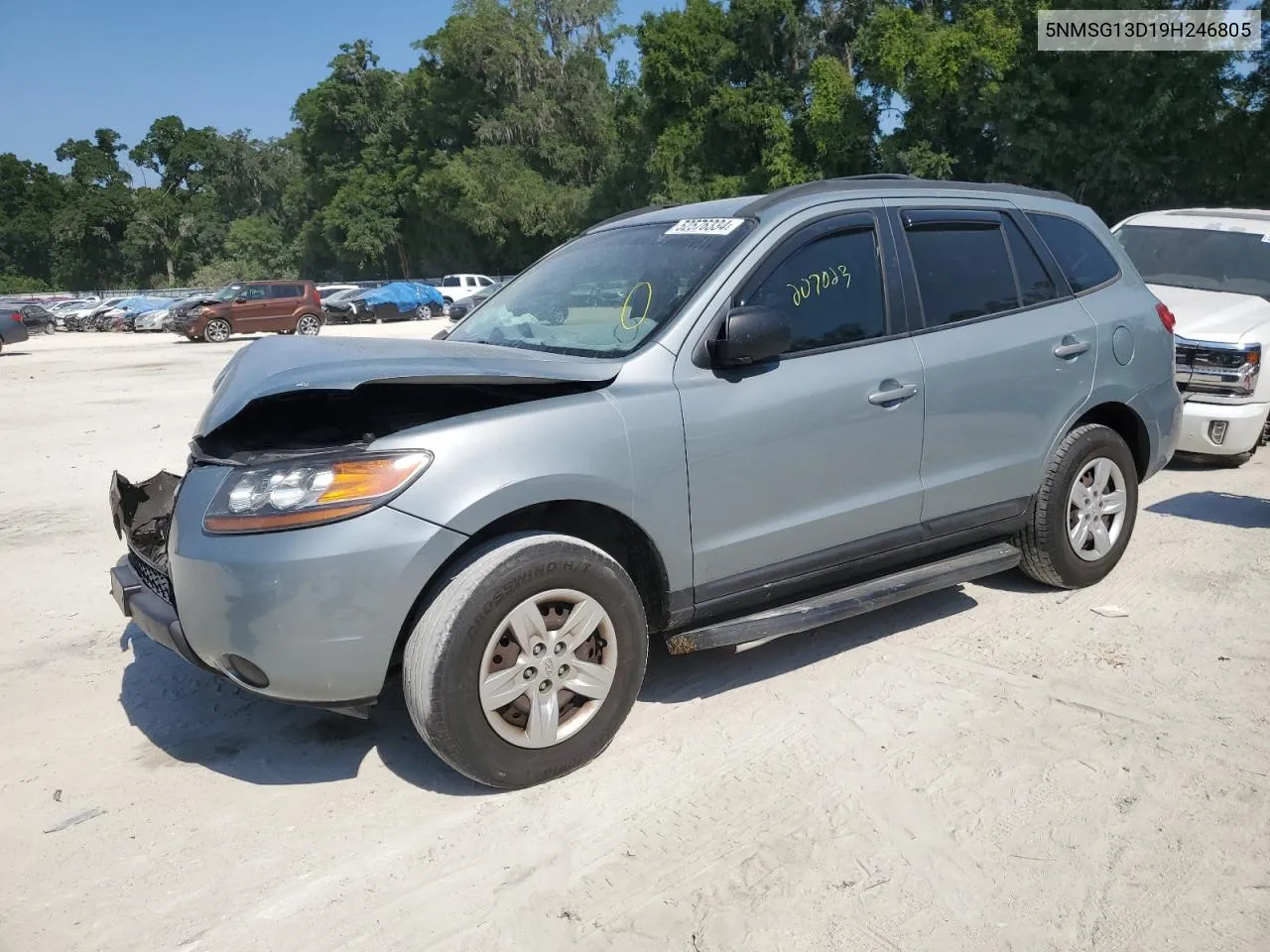 2009 Hyundai Santa Fe Gls VIN: 5NMSG13D19H246805 Lot: 52576334