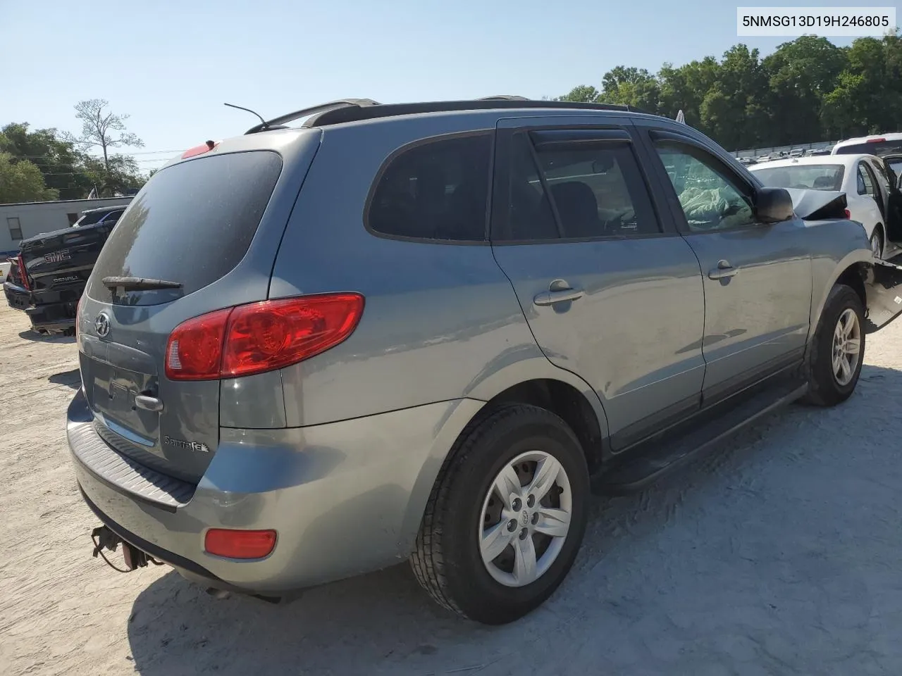 2009 Hyundai Santa Fe Gls VIN: 5NMSG13D19H246805 Lot: 52576334