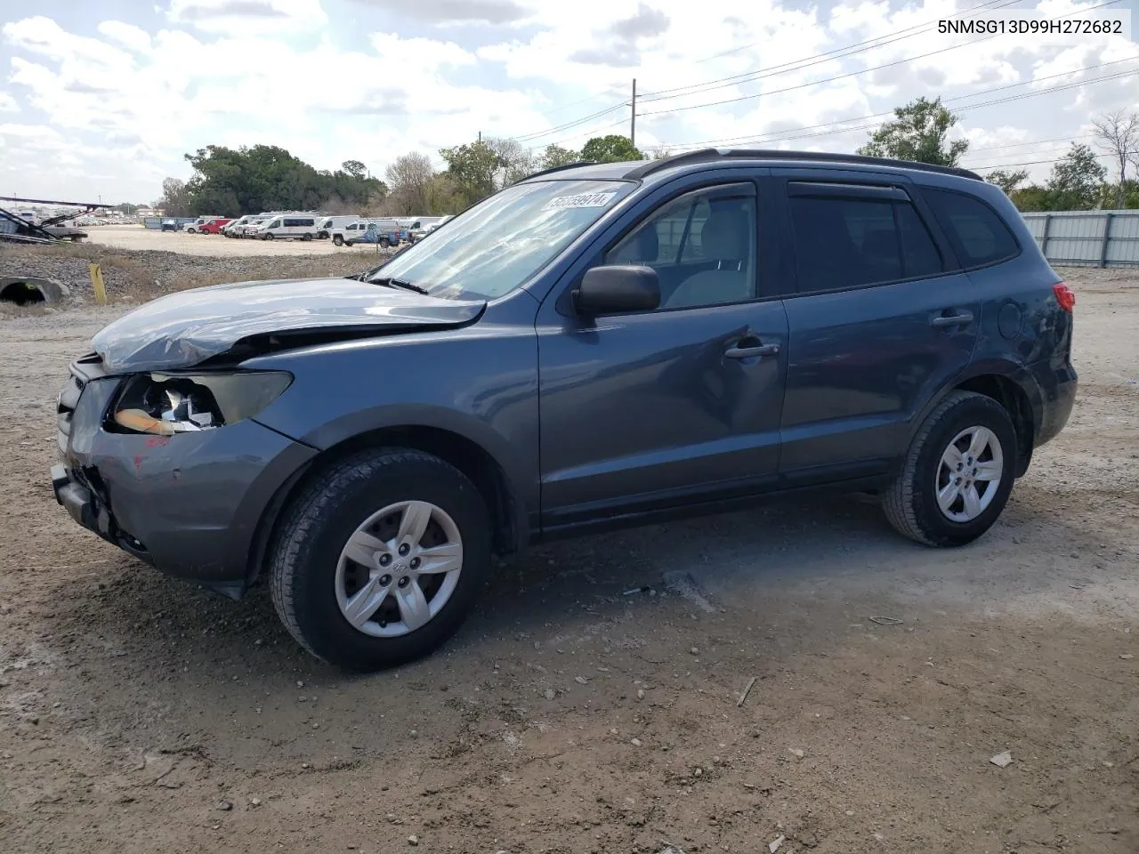 2009 Hyundai Santa Fe Gls VIN: 5NMSG13D99H272682 Lot: 56859974