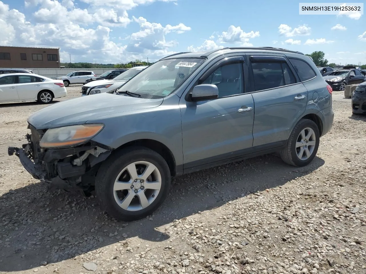 2009 Hyundai Santa Fe Se VIN: 5NMSH13E19H253632 Lot: 60447984