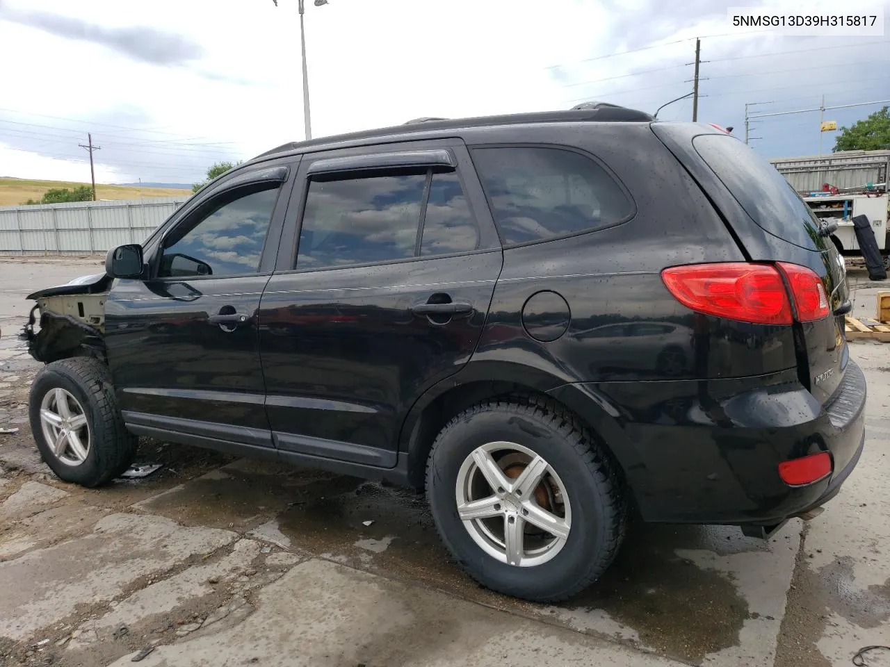 2009 Hyundai Santa Fe Gls VIN: 5NMSG13D39H315817 Lot: 62138394