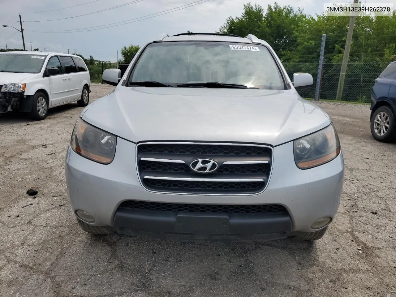 2009 Hyundai Santa Fe Se VIN: 5NMSH13E39H262378 Lot: 63527474