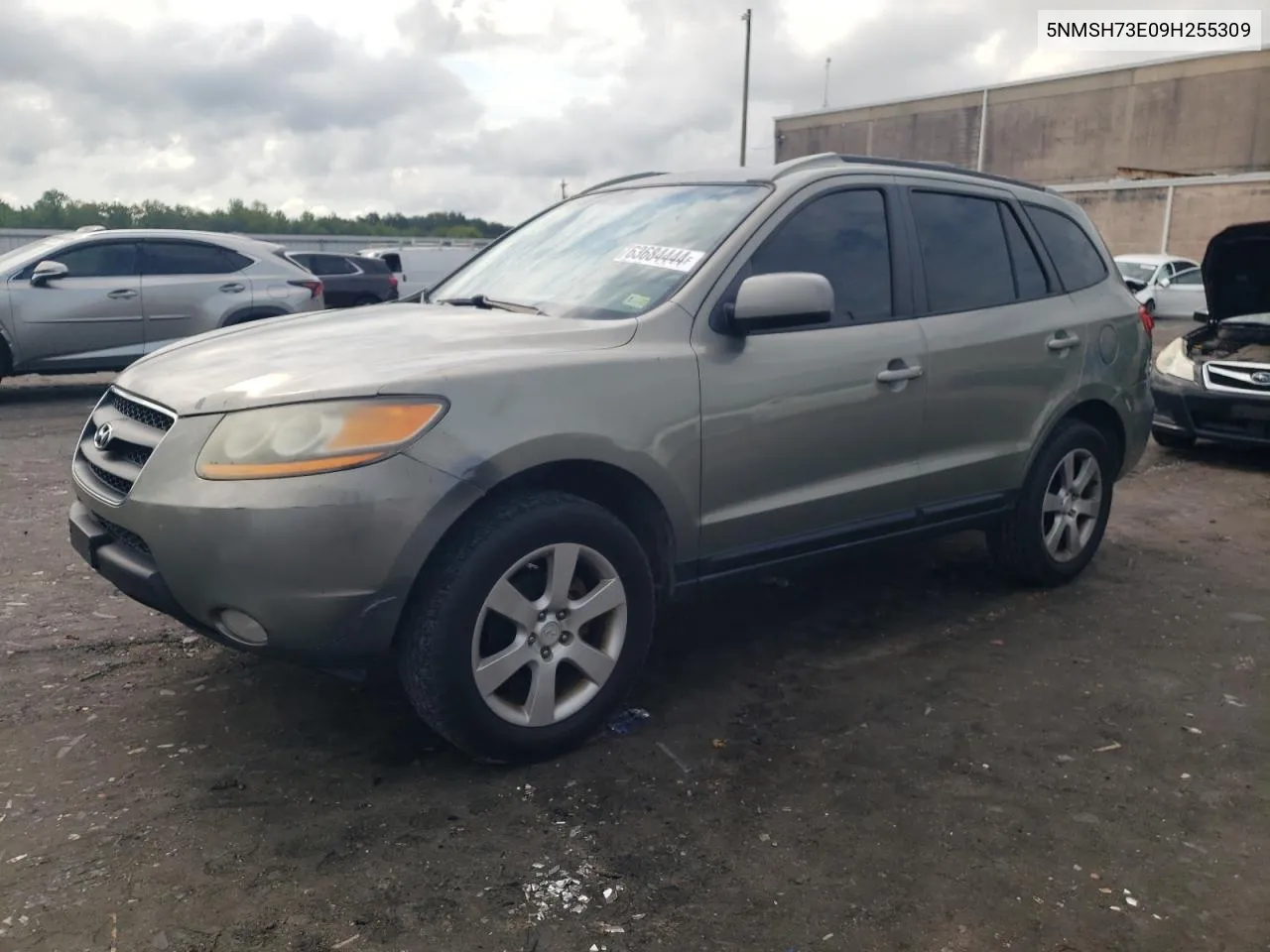 5NMSH73E09H255309 2009 Hyundai Santa Fe Se