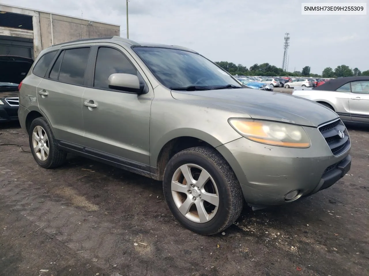 5NMSH73E09H255309 2009 Hyundai Santa Fe Se