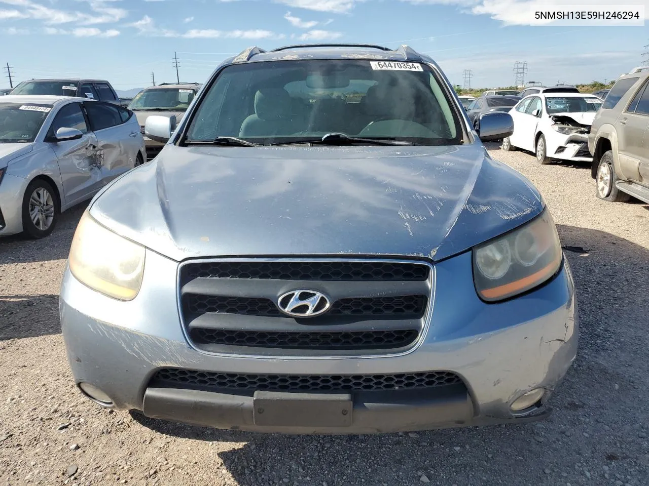 2009 Hyundai Santa Fe Se VIN: 5NMSH13E59H246294 Lot: 64470354