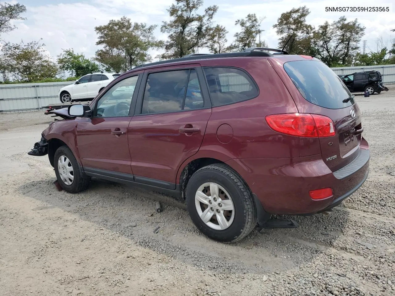 5NMSG73D59H253565 2009 Hyundai Santa Fe Gls