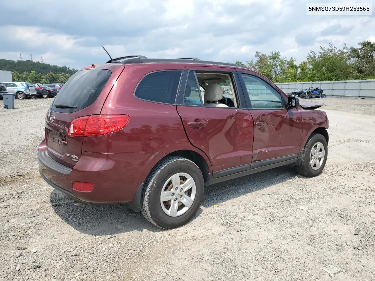 2009 Hyundai Santa Fe Gls VIN: 5NMSG73D59H253565 Lot: 66245154