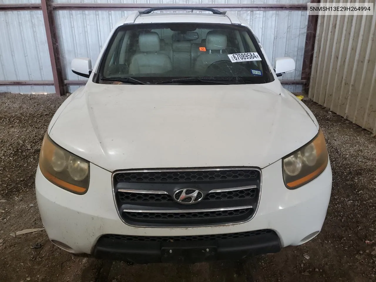 5NMSH13E29H264994 2009 Hyundai Santa Fe Se