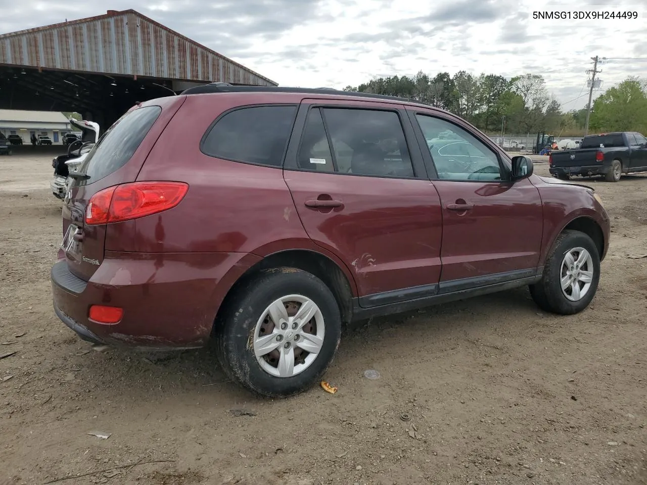 2009 Hyundai Santa Fe Gls VIN: 5NMSG13DX9H244499 Lot: 67472594