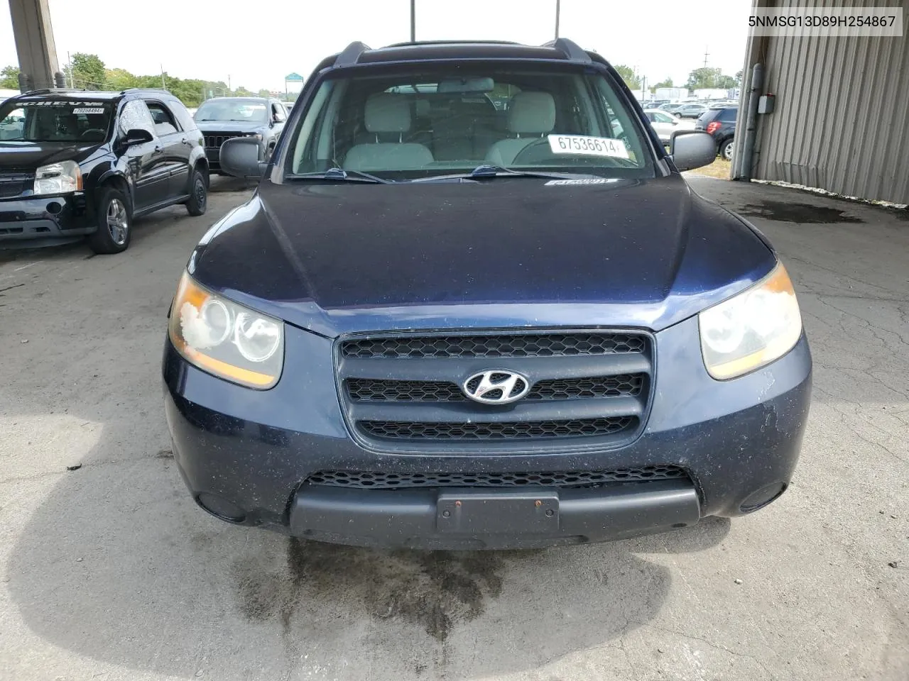 2009 Hyundai Santa Fe Gls VIN: 5NMSG13D89H254867 Lot: 67536614