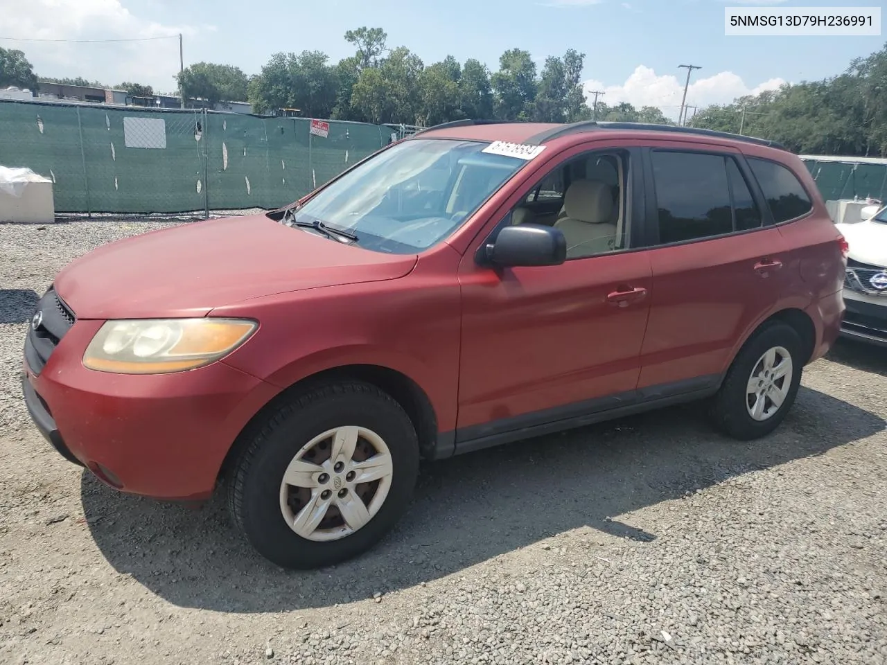 2009 Hyundai Santa Fe Gls VIN: 5NMSG13D79H236991 Lot: 67578584