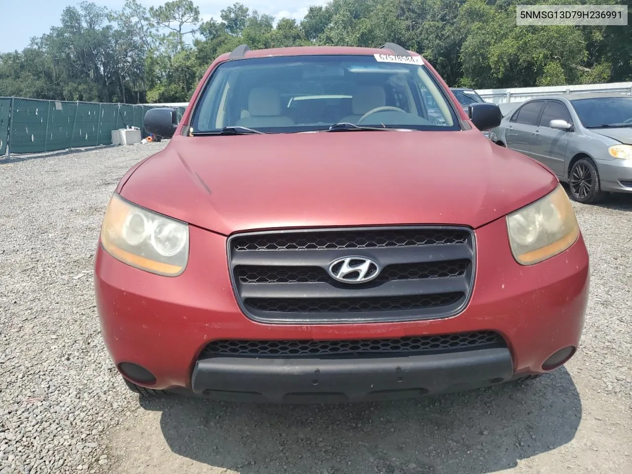 2009 Hyundai Santa Fe Gls VIN: 5NMSG13D79H236991 Lot: 67578584