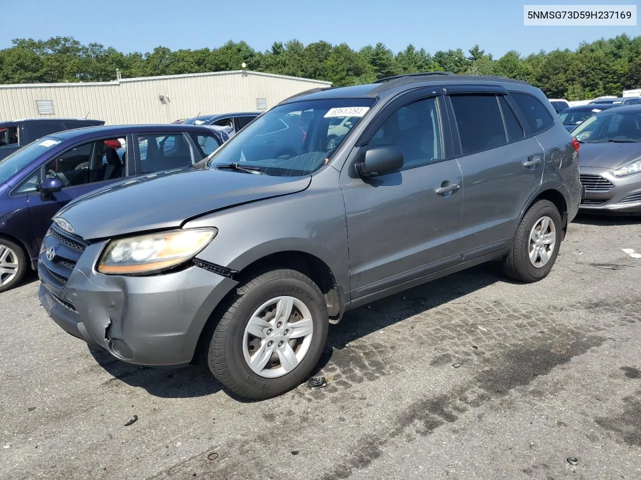 2009 Hyundai Santa Fe Gls VIN: 5NMSG73D59H237169 Lot: 68617094