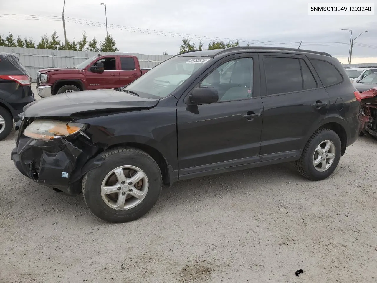 2009 Hyundai Santa Fe Gl VIN: 5NMSG13E49H293240 Lot: 68635874