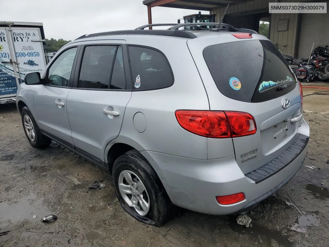 5NMSG73D29H300079 2009 Hyundai Santa Fe Gls