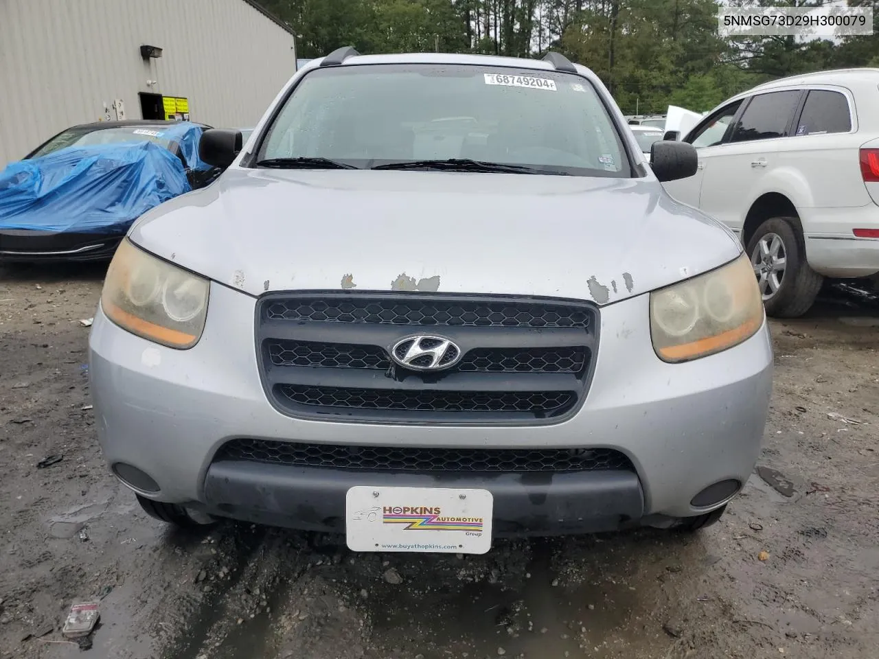 5NMSG73D29H300079 2009 Hyundai Santa Fe Gls