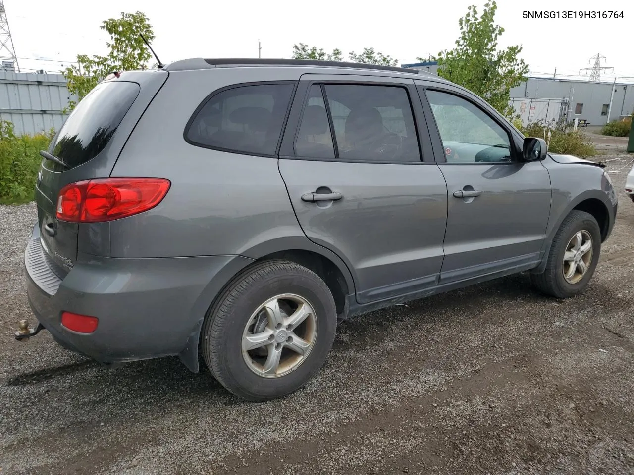 5NMSG13E19H316764 2009 Hyundai Santa Fe Gl