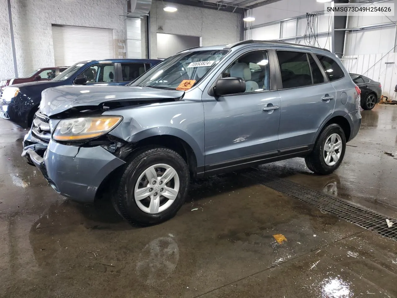 5NMSG73D49H254626 2009 Hyundai Santa Fe Gls