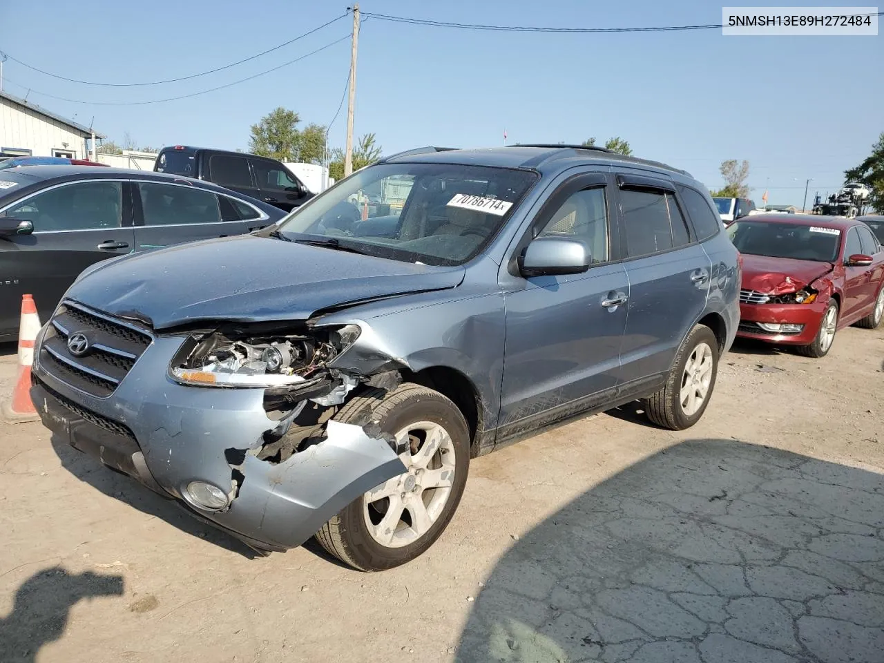 5NMSH13E89H272484 2009 Hyundai Santa Fe Se