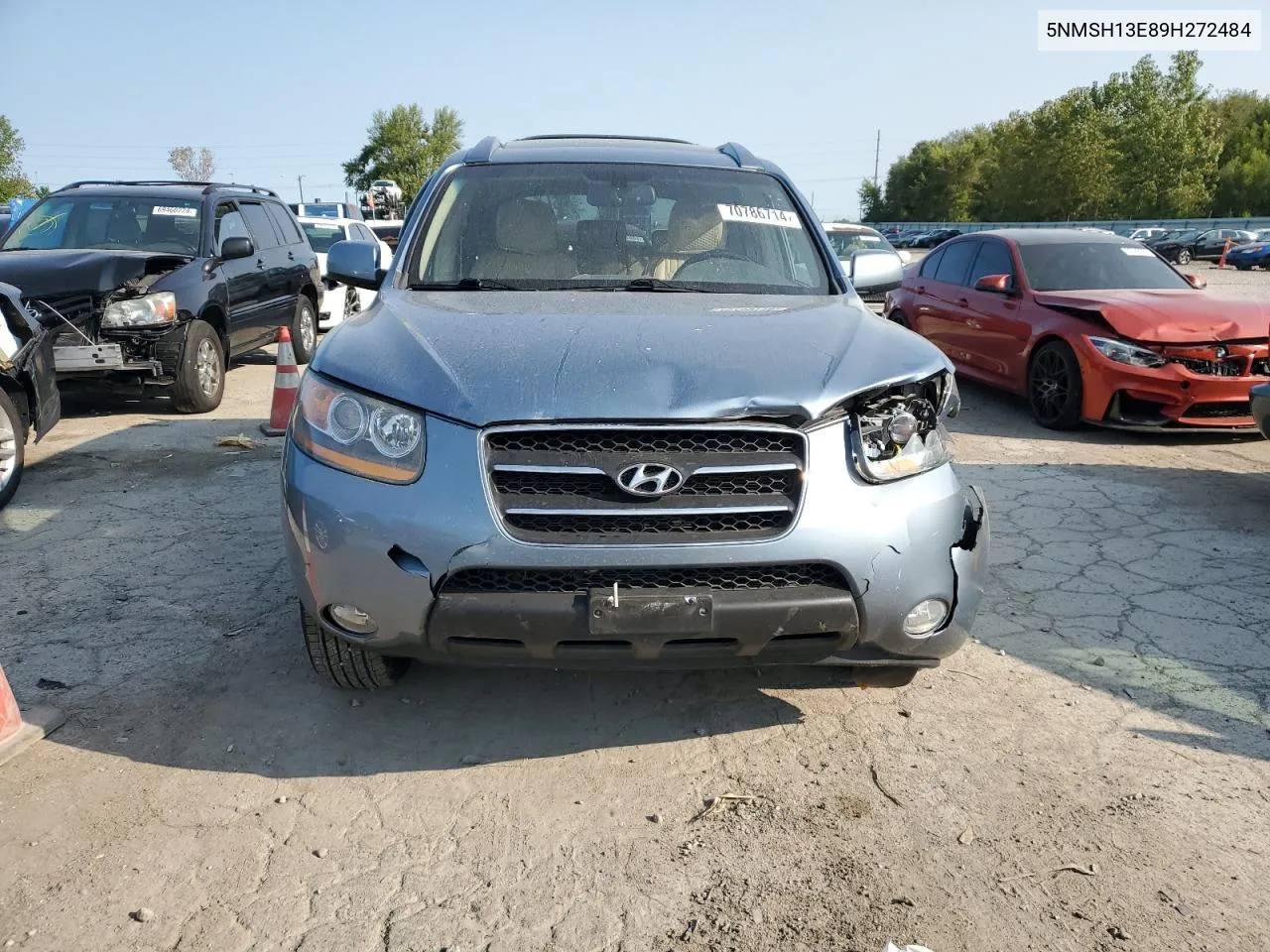 5NMSH13E89H272484 2009 Hyundai Santa Fe Se