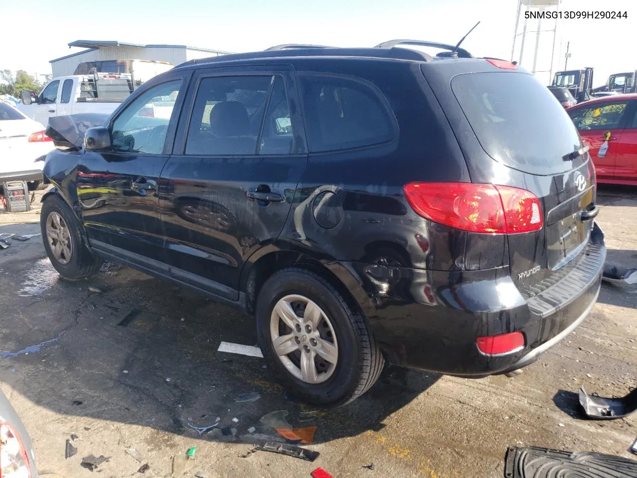 5NMSG13D99H290244 2009 Hyundai Santa Fe Gls