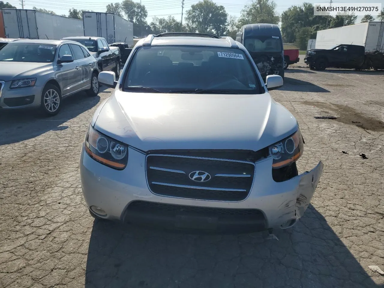 5NMSH13E49H270375 2009 Hyundai Santa Fe Se