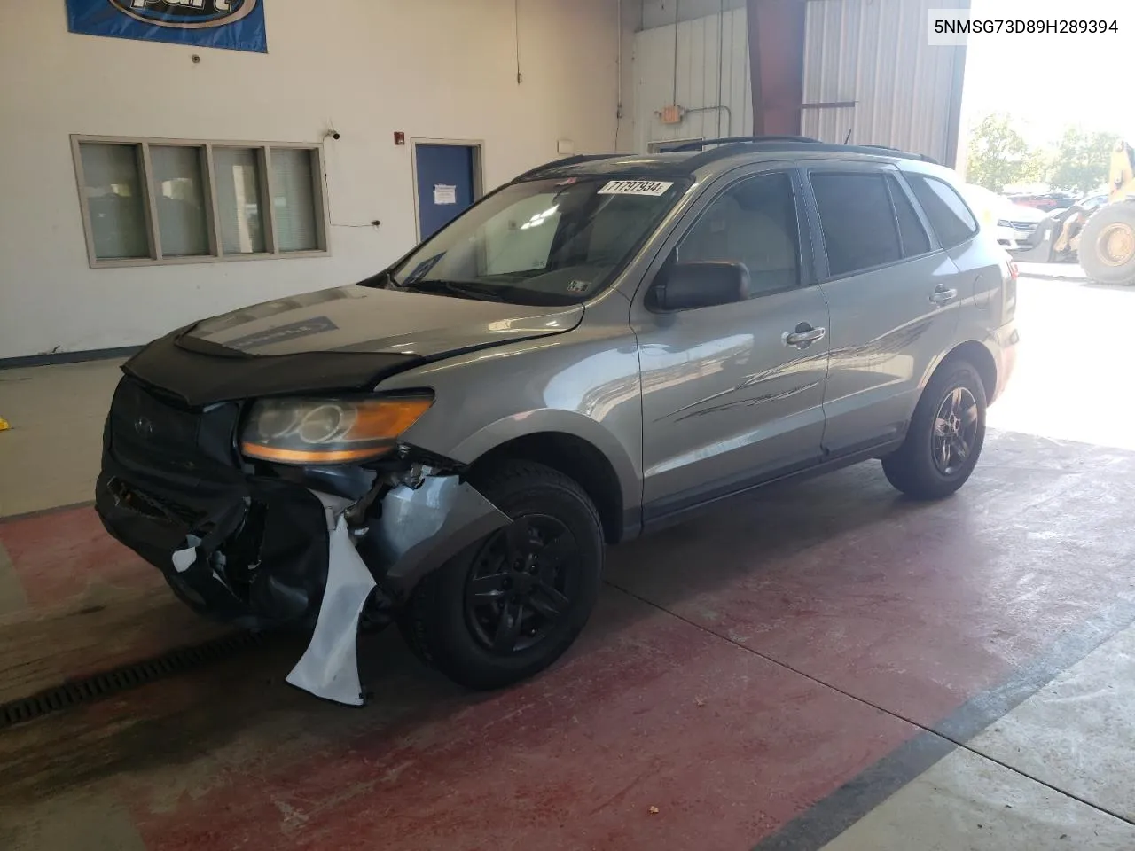 5NMSG73D89H289394 2009 Hyundai Santa Fe Gls