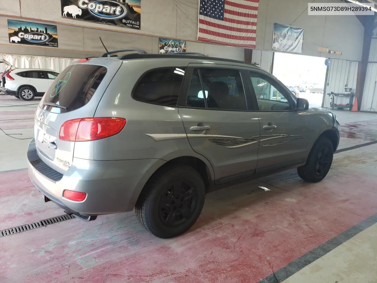 5NMSG73D89H289394 2009 Hyundai Santa Fe Gls