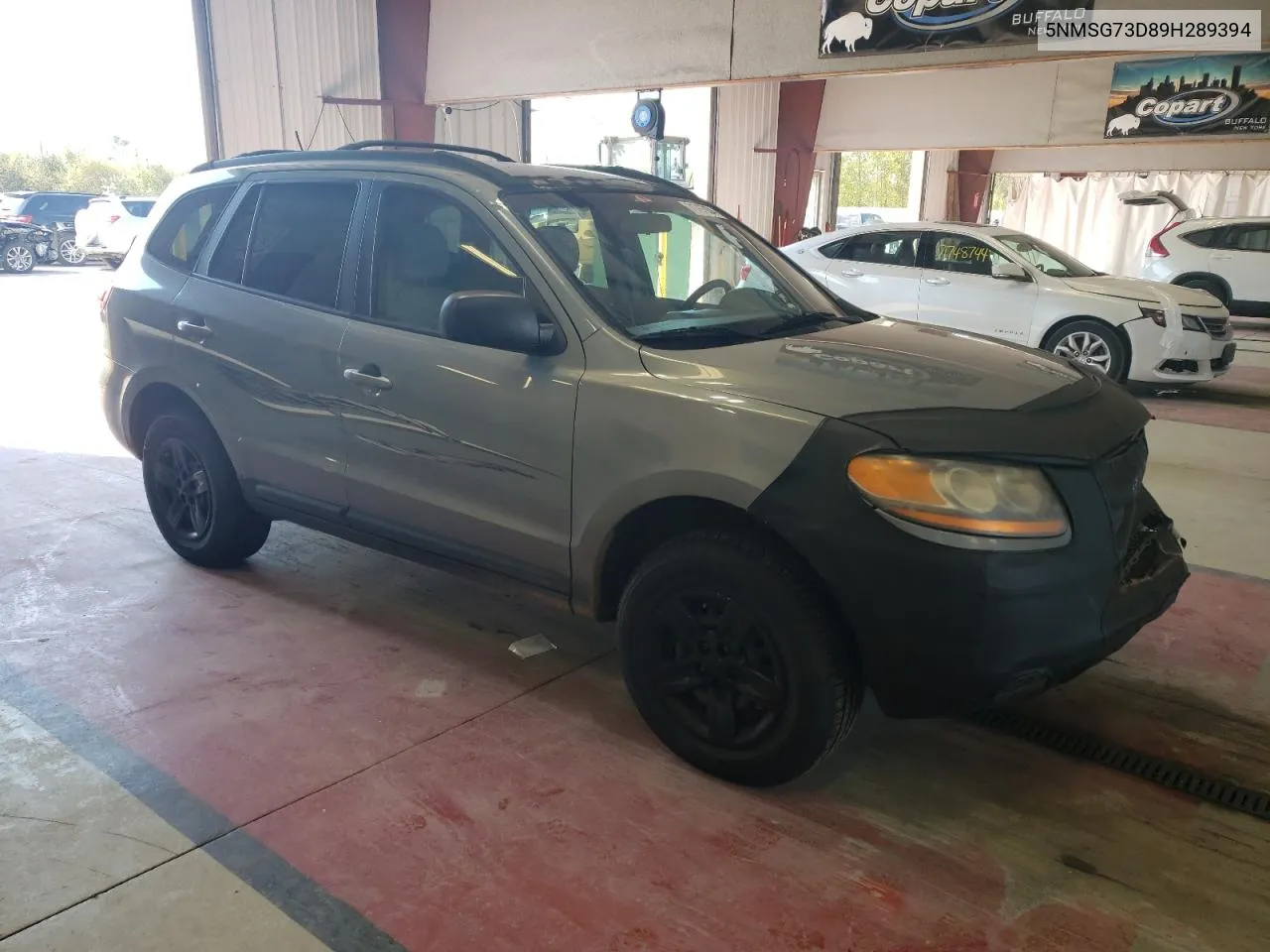 2009 Hyundai Santa Fe Gls VIN: 5NMSG73D89H289394 Lot: 71797934